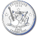 Picture: A Tennessee quarter and part of the state flag.
