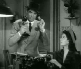 photo of Grant and Russell from His Girl Friday (1940)