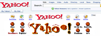 3  versions of yahoo.com logo