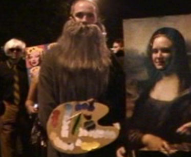 Andy, Marilyn, Leo & Mona at Halloween in NYC